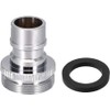 Faucet Adapter for Portable Washer, Dishwasher Snap Adapter Connection,Brass Chrome,
