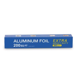 Superior Extra Heavy Duty Grilling Aluminum Foil 200 SQ FT(15 In Wide) with About 30% Thicker More Than Regular Heavy Duty Tin Foil