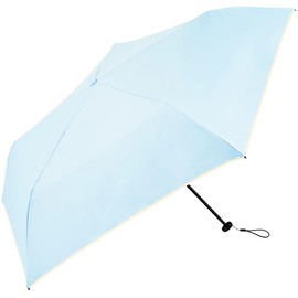 Because Because B-095934 Folding Umbrella, 19.7 inches (50 cm), For Both Rain and Shine, Completely Light Blocking, Lightweight, PU Super Light/Ribbon, Parasol, Rain Umbrella, Heat Shielding