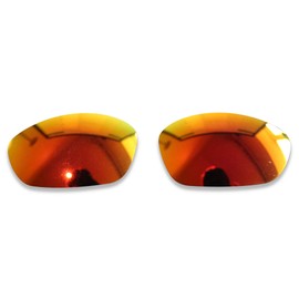 POLARLENS Polarised Replacement Lenses for Oakley Straight Jacket 2007 - Compatible with Oakley Straight Jacket 2007 Sunglasses (Fire Red)