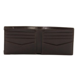 Fossil Wallet for Men Derrick, 100% Leather Bifold Dark brown 11.5 cm L x 2 cm W x 9 cm H ML3685201