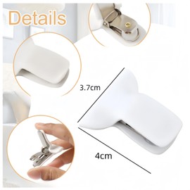 CAASFOOY Duvet Cover Clips, 5pcs Duvet Clips for Comforter Inside, Quickly Install Padded Clips Comforter Blanket Fasteners Strong Hold Quilt Clips, for Preventing Comforters from Shifting Inside