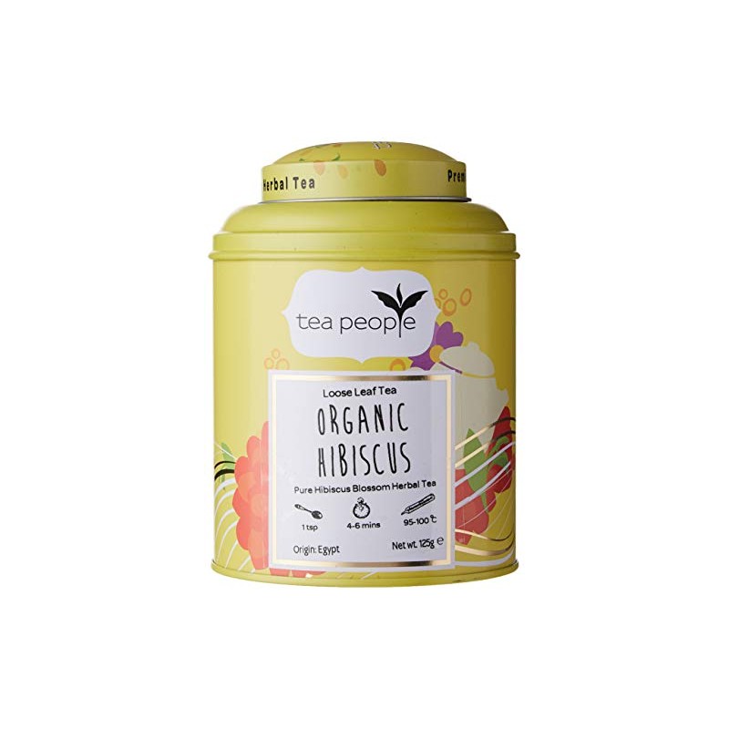 Tea People Organic Hibiscus, 125 g Loose Tea in a