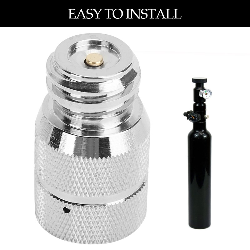 CO2 Cylinder Adapter for SodaStream TR21-4 Male Thread to G1/2