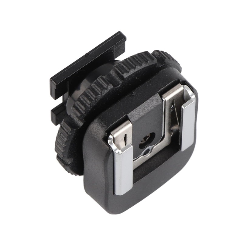 Hot Shoe Adapter with 3.5mm Mini Phone Connection Port &
