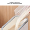 HEITIGN Airtight Grain Dispenser Large Capacity Pet Food Organizer Box