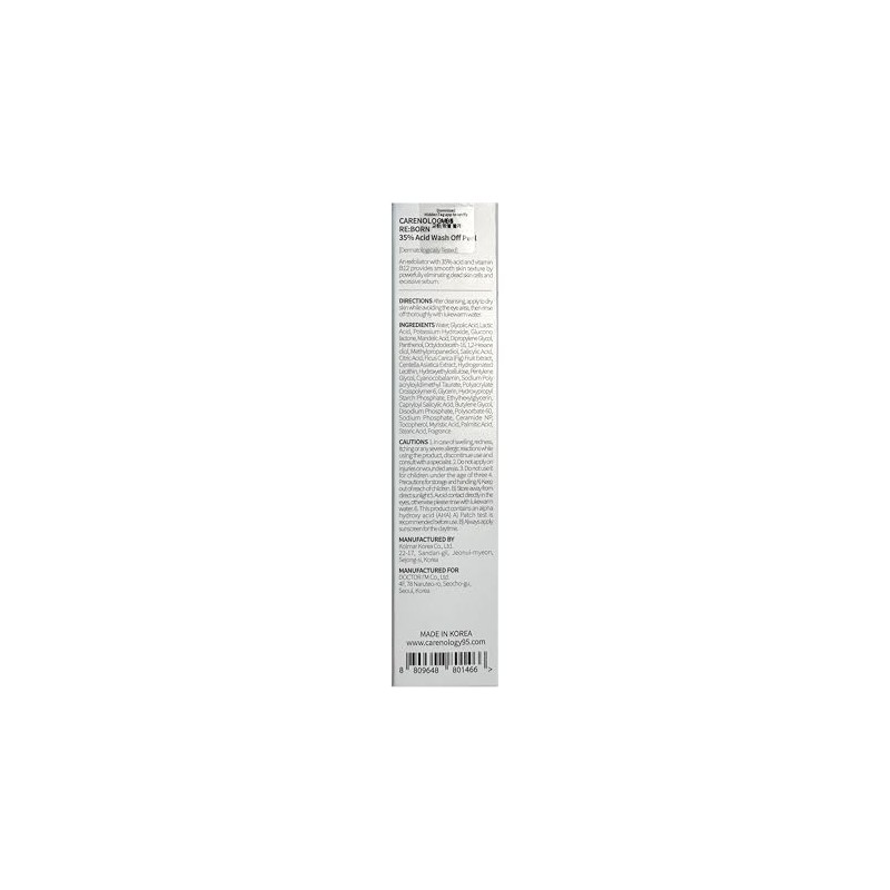 Carenology95 BORN 35% Acid Wash Off Peel – Peeling Facial