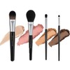 Studio17 [SET] Golden Touch Makeup Brush 4 Pieces (Foundation, Blush,