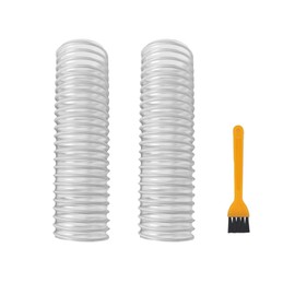 Detetap Replacement Lower Nozzle Hose for Shark Rotator NV752 NV751 NV340 NV400 NV501 NV502 NV552 NV650 UV795 Vacuum Cleaner Floor Lower Nozzle Hose Replacements Parts 7" x 1.32" 2PCS