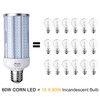 60W LED Corn Light Bulb (E39 Large Mogul Base) 6000Lm