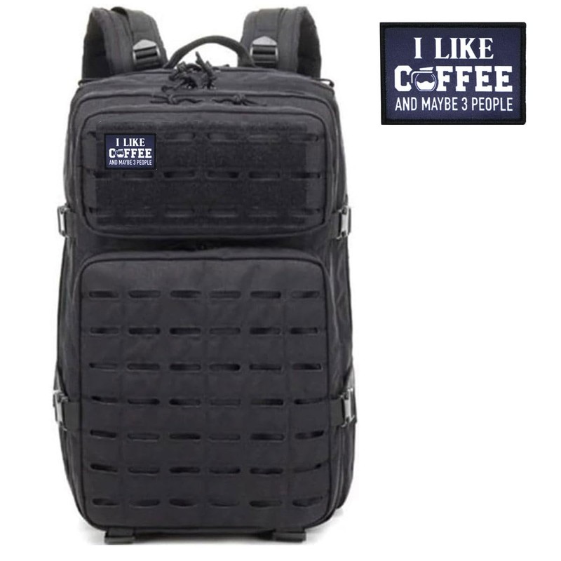 I Like Coffee and Maybe 3 People Morale Patch Funny