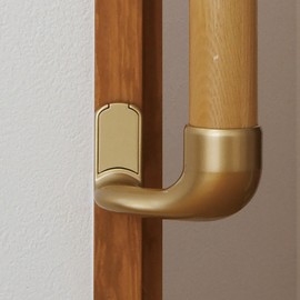 Pine Six Handrail Materials Bauhaus Select in H Frame for more of surimuburakettokaba- with Top and Bottom Set Be – Gold