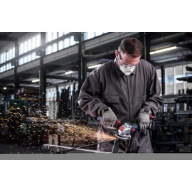 Bosch 1 x Flap Disc (X-LOCK, Diameter 115 mm, Grit K60, Bore Diameter 22.23 mm, Angled, Professional Accessories Angle Grinder)