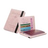 Alnicov RFID Passport Wallet,RFID Travel Wallet Anti-degaussing Multifunctional Short Wallet