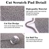 Cat Scratching Mat, 2 Pieces Scratching Mats for Cats Grey