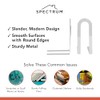 Spectrum Diversified Elements - Sujetalibros, Cromado, Pequeño, 1