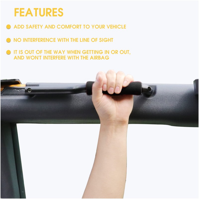 sukemichi Grab Handles for Bronco, Metal Front Rear Grab Handles