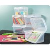 Sterilite FlipTop, Stackable Small Storage Bin with Hinging Lid, Plastic