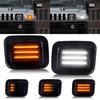 Gempro Led Sequential Amber Front Turn Signal Side Marker Lights
