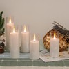 Amagic Pure White Flameless Candles, Battery Operated Candles, Acrylic Flickering