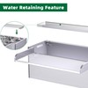 Pool Fountain, LONGRUNNEW Transparent Acrylic Pool Waterfall Spillway, 11.8 Inches