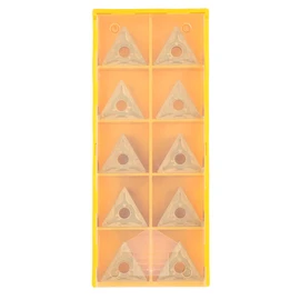 YWBL-WH Inserti CNC Triangolari, 10 Pezzi, Carburo Integrale, per Tornitura Acciaio, Semifinitura e Sgrossatura, TNMG 331