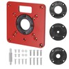 Router Table Insert Plate Aluminum Alloy Compatible with Makita Routers