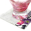 Kubakasaya Ryukyu Beni-shaped Coaster Okinawa Souvenir Red Coaster Cream 1