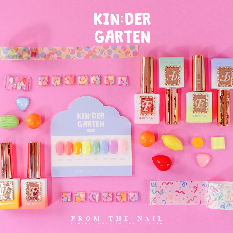 From the Nail Kinder Garden Neon Pastel Syrup Gel Single