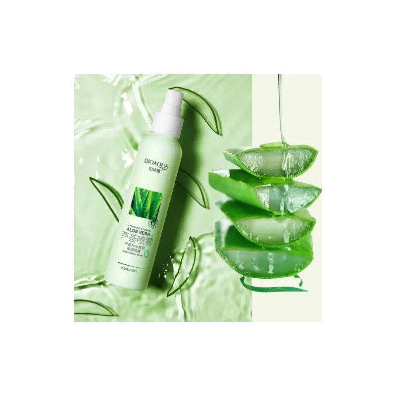 Tónico Aloe Vera Repara Humecta Quemaduras Acné Grasa 3pzs