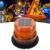 Solar Beacon Light Caution Light 8 LED Dusk to Dawn