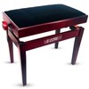5 Core Adjustable Piano Bench Thick Padded Solid Wood Keyboard