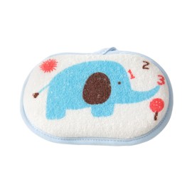 SHOWERORO Bath Sponge Baby Shower Brush Soft Gentle Loofah for Baby Bathing Pattern Boys and Girls
