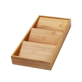 YBM HOME & KITCHEN In-Drawer Bamboo 3 Tier Spice Rack Drawer Tray - Spice Storage / Organization #316