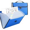 AIMALL 13-Pocket Portable Expanding Document Organiser Folder with Buckle, A4