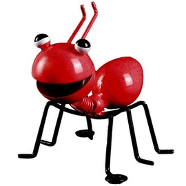 Rea&Gole Metal Ant Ornament Colorful Ant Wall Art Creative Ant Statue Decor for Garden Yard and Indoor