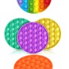 HiTechFix NEW ROUND PUSH POP SILICONE SENSORY FIDGET TOY ANXIETY