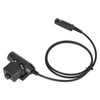 U94 PTT Adapter Cable 35.4in Walkie Talkie Headset Connector Cable