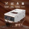 Garvee Commercial Chocolate Tempering Machine 2x1.58 QT Food Warmer 800W