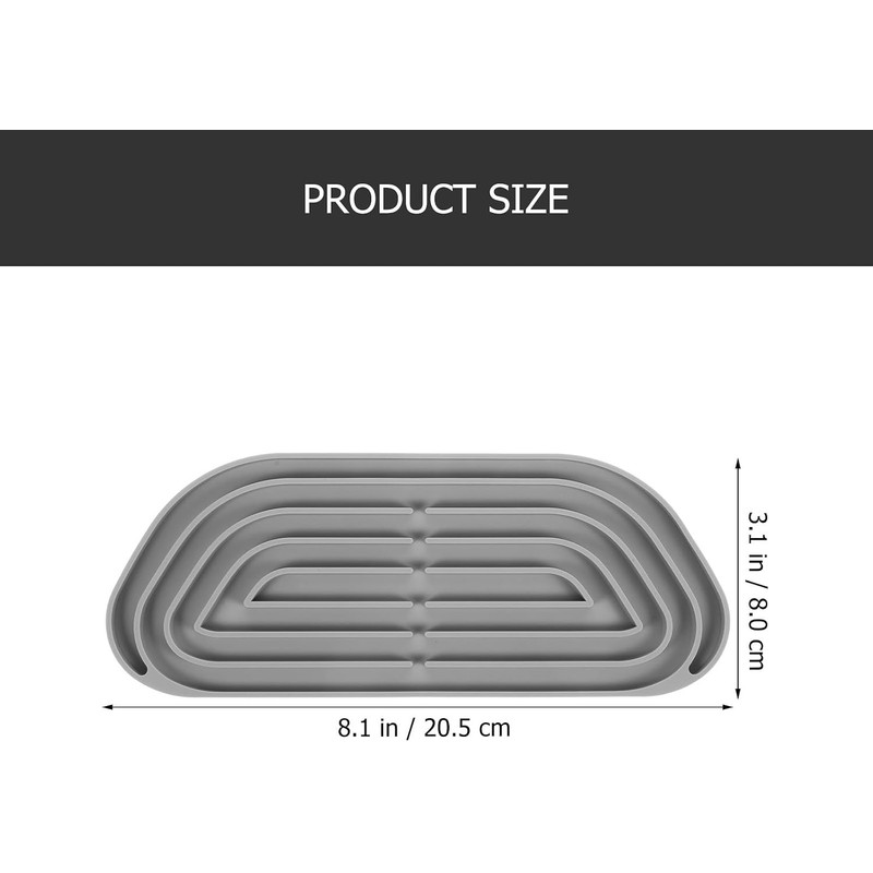 GALPADA Tapete de Silicona para Refrigerador Antideslizante Protector para Bandeja