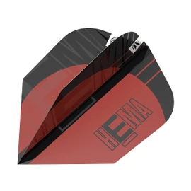 Target Darts - Hema Pro Ultra No.6 Dart Flights Red and Black