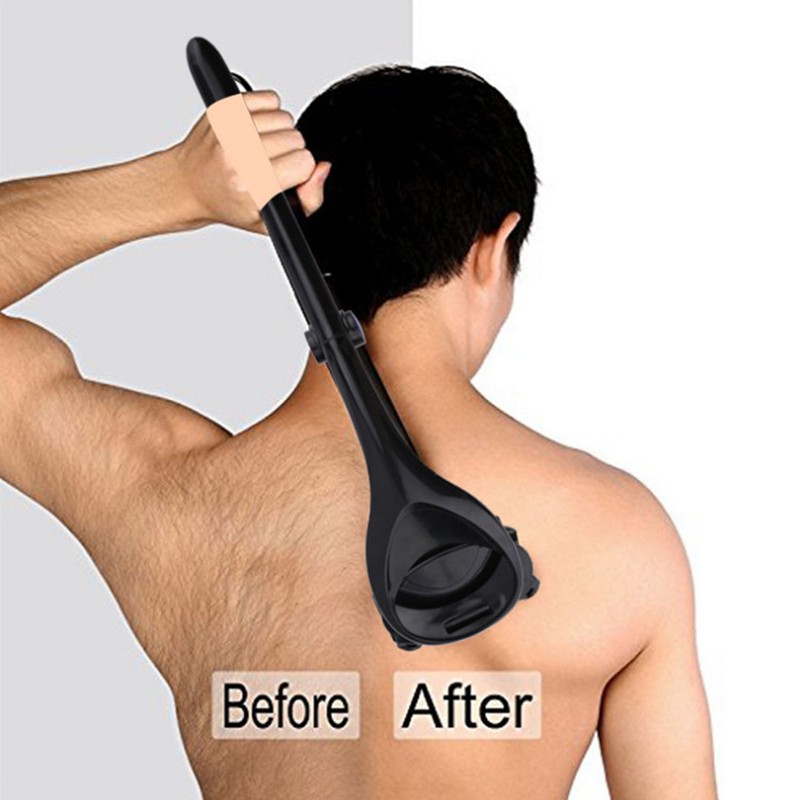 Back Trimmer Long Handle Foldable Detachable Double Head Blades DIY