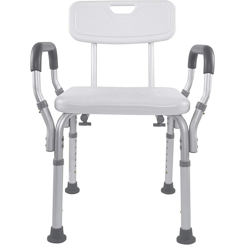 Vaunn Medical Deluxe Spa Shower Chair with Arms and Back,