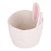 Storage Basket Rugged Lovely Small Bunny Attractive Decorative Home Furnishing