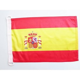 Spain Nautical Flag 18'' x 12'' - Spanish Flags 30 x 45 cm - Banner 12x18 in for Boat - Drapeau Espagne AZ FLAG