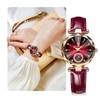 Women's Wristwatch, Analog Display, Quartz, Leather Strap, Thin, Stylish, Waterproof,