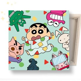 I Love Painting DIY Canvas Crayon Shin-chan Diamond Cross-stitch 25x25cm Shin-chan's Pajama Play / 아이러브페인팅 DIY캔버스형 짱구 보석십자수 25x25cm 짱구의 파자마놀이