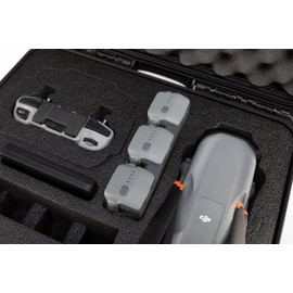 NANUK 920 DJI Air 3S Fly More Combo- Waterproof Hard Case with Drone Foam Insert, Crushproof, Portable Travel Case, Made in North America (Graphite)