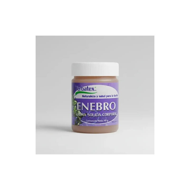 Pomada De Enebro Crema Sólida Corporal Frasco De 40g
