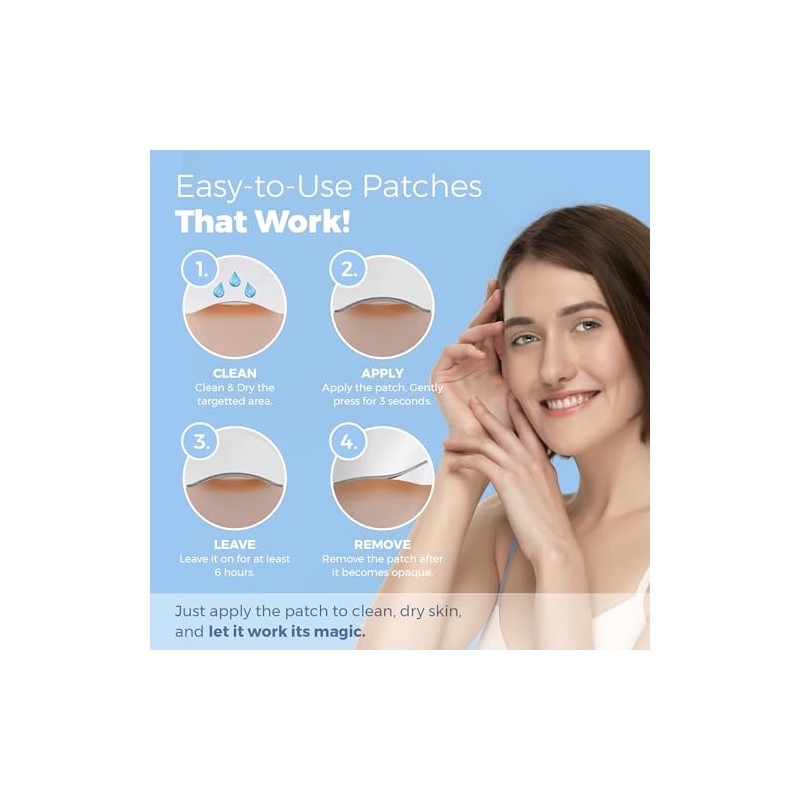 MEDca Universal Acne Pimple Patch Absorbing Cover Heart And Star